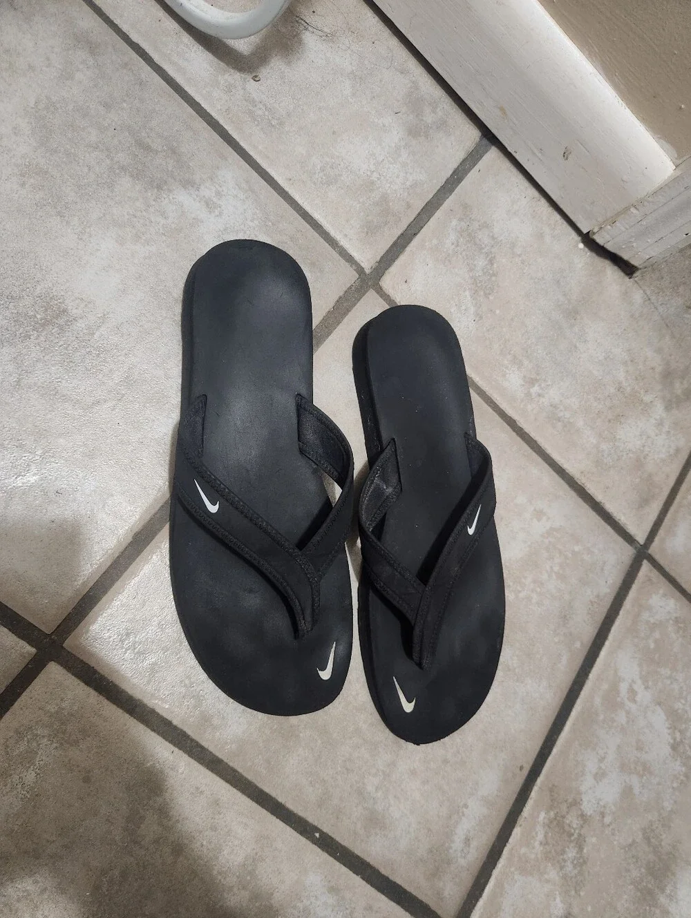 Nike Black Flip Flop Sandals